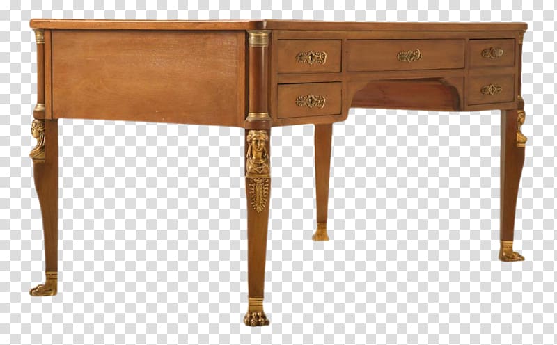 Drawer Wood stain Buffets & Sideboards Desk, mahogany chair transparent background PNG clipart