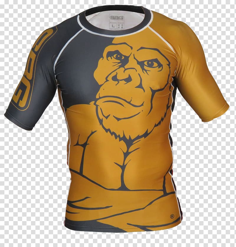 Rash guard Clothing T-shirt Sleeve Skin rash, mixed martial artist transparent background PNG clipart