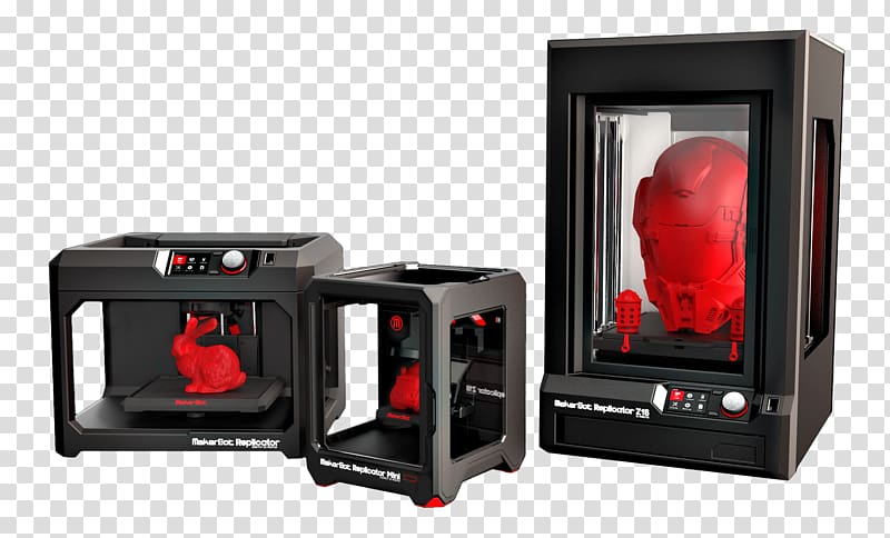 3D printing 3D Printers MakerBot, printer transparent background PNG clipart