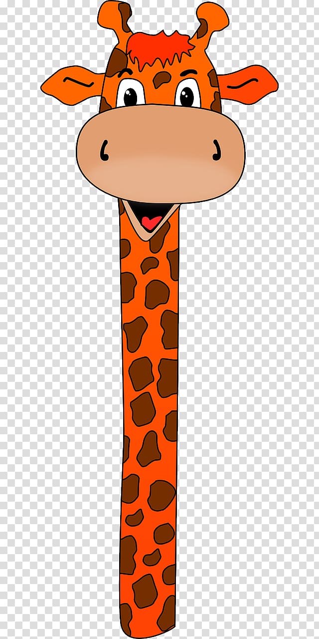 Baby Giraffes Neck Cartoon , Animated Giraffe transparent background PNG clipart