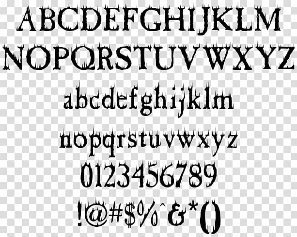 Script typeface Serif Calligraphy Font, fire fonts transparent background PNG clipart