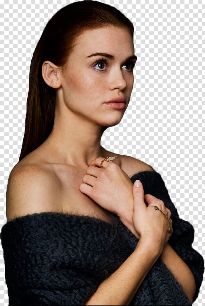 Holland Roden Teen Wolf Lydia Martin shoot, tyler posey transparent background PNG clipart