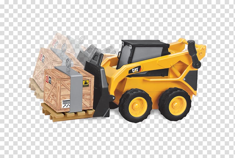 Caterpillar Inc. Machine Car Bulldozer Truck, toy Truck transparent background PNG clipart