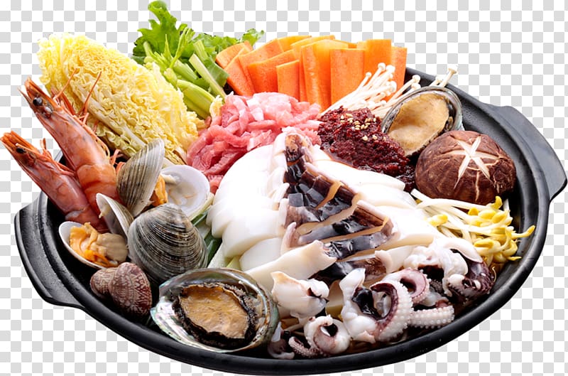 Chankonabe Hot pot Squid as food Seafood 조가네갑오징어, Main Menu transparent background PNG clipart