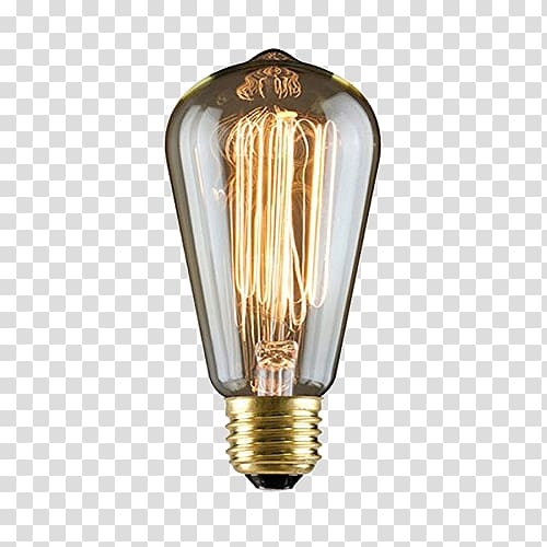 Incandescent light bulb Electrical filament Edison light bulb Lamp, cool light transparent background PNG clipart