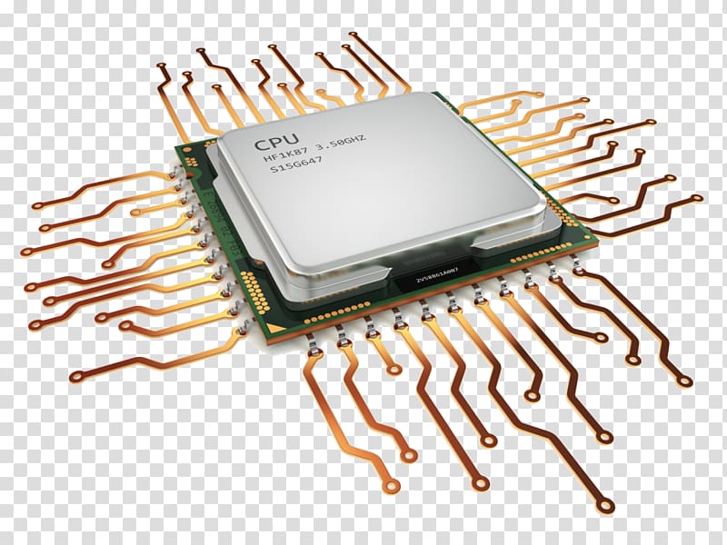 Central processing unit Processor Integrated Circuits & Chips Computer Software, processor transparent background PNG clipart