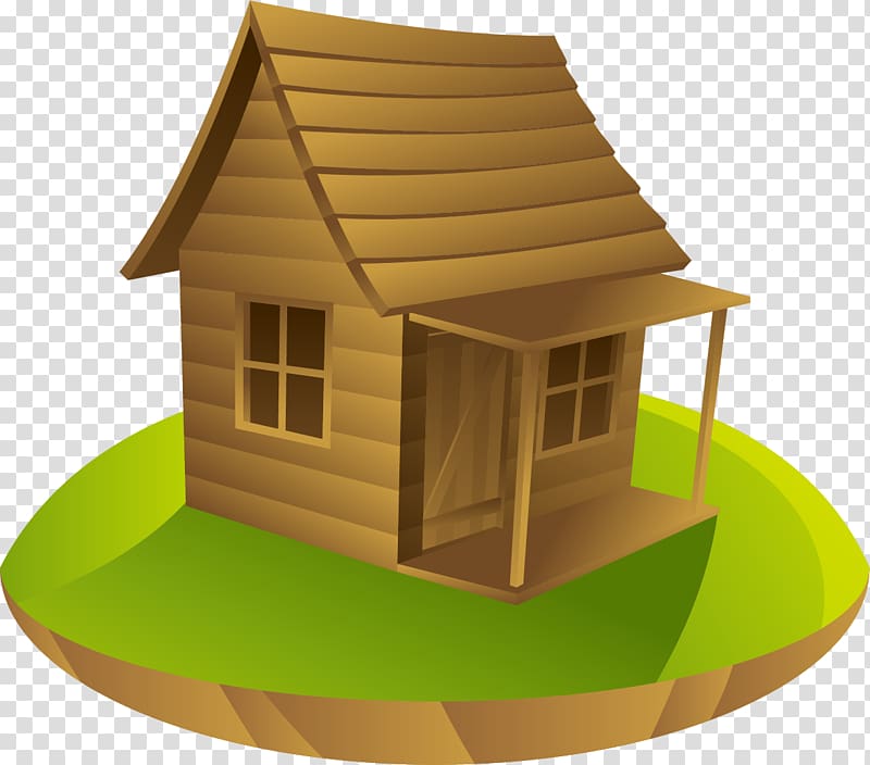 House Log cabin Cottage Drawing, A log cabin in the woods transparent background PNG clipart