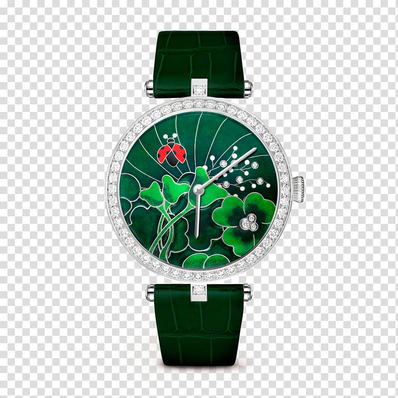 Watch Van Cleef & Arpels Baselworld Clock Cartier, poetic charm transparent background PNG clipart