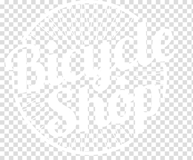 White Black Pattern, Creative bicycle shop badges material transparent background PNG clipart