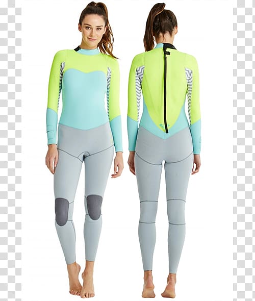 Wetsuit Roxy Swimsuit Neoprene Woman, woman transparent background PNG clipart
