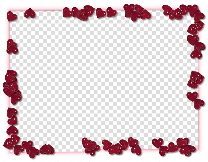 red and white hearts frame , Heart Frames Computer Icons , Frame Heart Icon transparent background PNG clipart