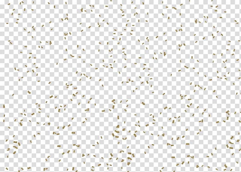 Line Point Angle White Pattern, Gold confetti floating material transparent background PNG clipart