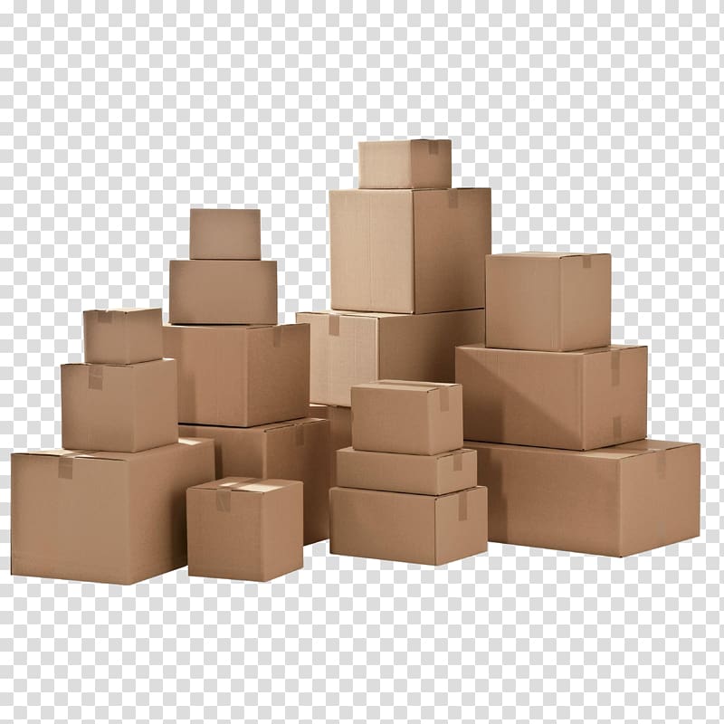 Box Packaging and labeling Relocation Corrugated fiberboard cardboard, box transparent background PNG clipart