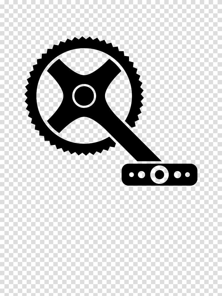Bicycle Cranks Bicycle gearing , gear free drawing transparent background PNG clipart