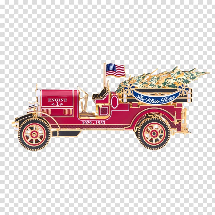 White House Historical Association Christmas ornament, christmas truck transparent background PNG clipart