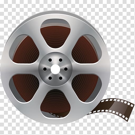 gray reel to reel film , Hollywood Film Cinema Computer Icons, Movie Ico transparent background PNG clipart