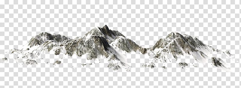 clipart snowy mountains