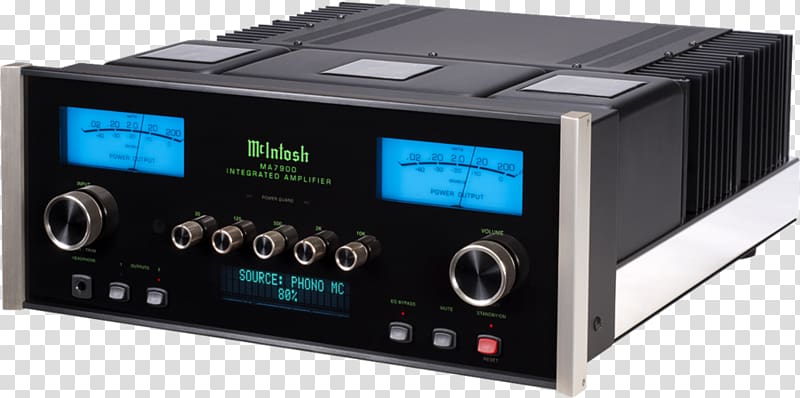 McIntosh Laboratory AV receiver Integrated amplifier Audio High fidelity, others transparent background PNG clipart