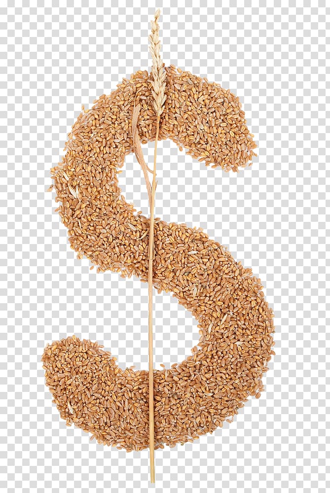 Wheat Ear, The wheat is made up of S letters transparent background PNG clipart