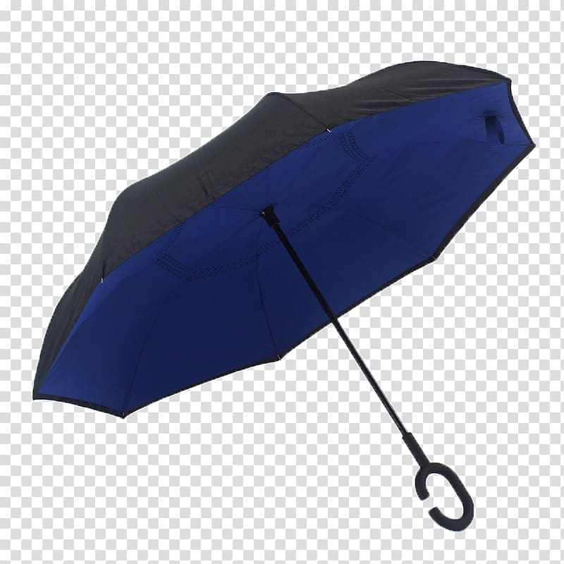Umbrella Navy blue Handle Rain, indigo transparent background PNG clipart