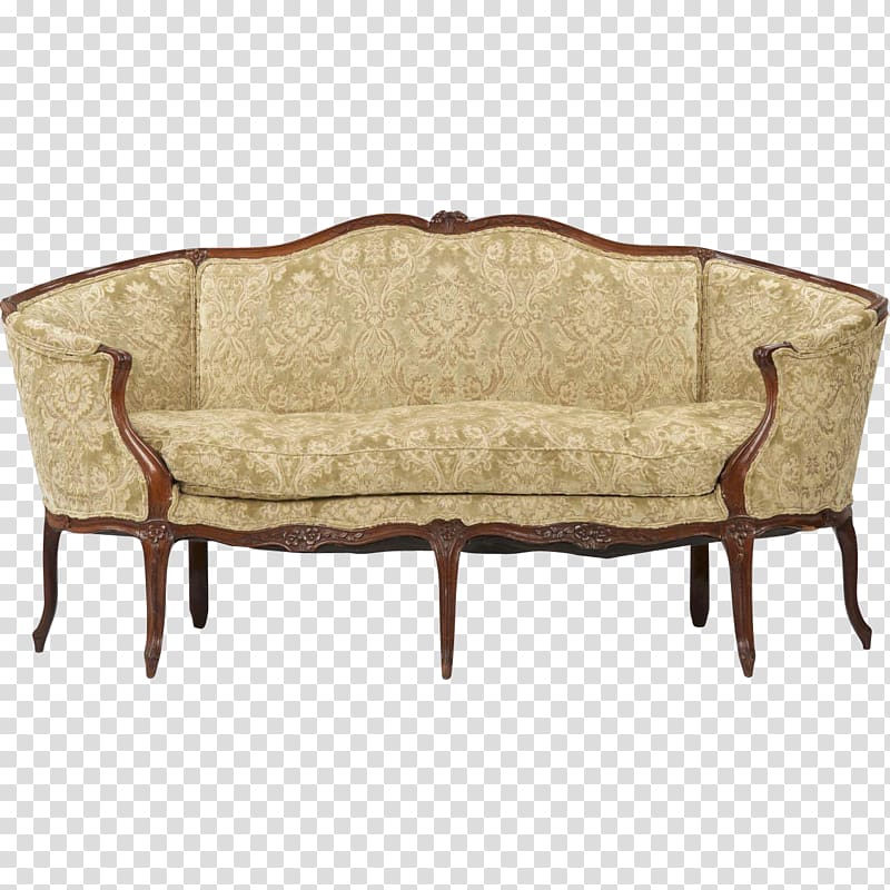 Couch Cabriole leg Canapé Loveseat Sofa bed, bed transparent background PNG clipart