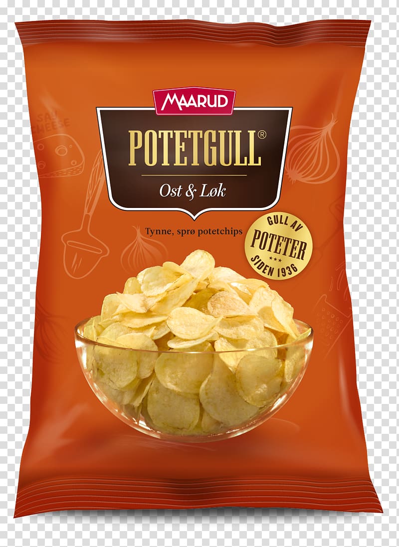 Potato chip Maarud Potetgull Tortilla chip Salt, onion paprika transparent background PNG clipart