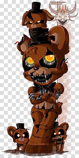 FNAF ⭐The Twisted Ones ⭐ - Nightmare Capa Desenho!