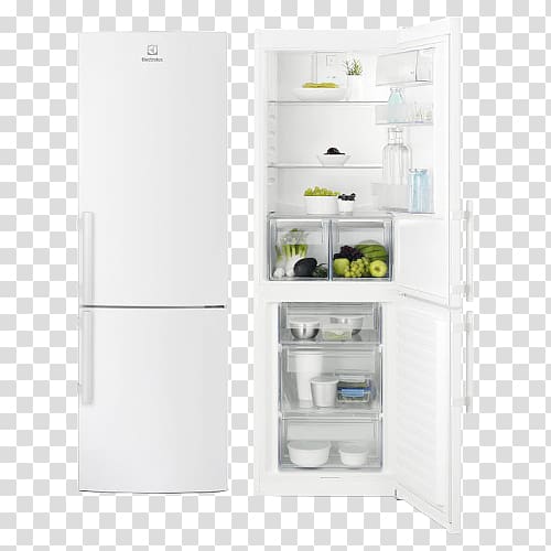 Refrigerator EN3601MOW Electrolux Lodówka Freezers Frigidaire, refrigerator transparent background PNG clipart