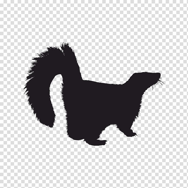 Whiskers Striped Skunks Dog, skunk transparent background PNG clipart