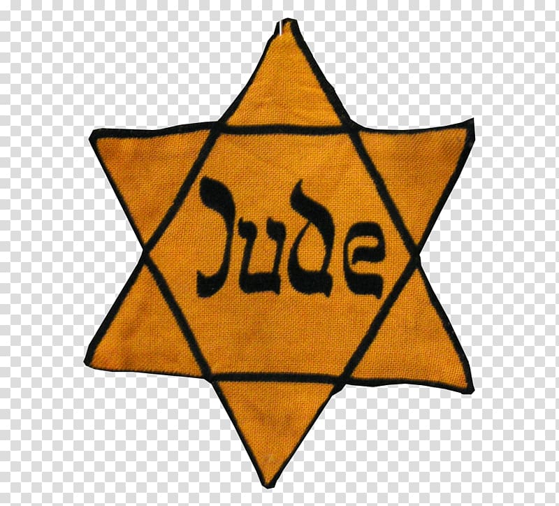 Second World War The Holocaust Nazi Germany Yellow badge Jewish people, Hazard Belgium transparent background PNG clipart