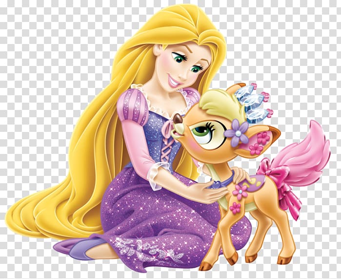 Rapunzel illustration, Rapunzel Princess Jasmine Belle Ariel Disney Princess Palace Pets, rapunzel transparent background PNG clipart