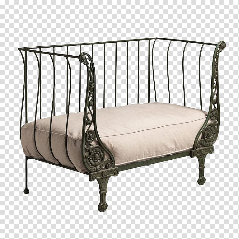 Dog Daybed Bed frame Couch, European and American style sofa material free to pull transparent background PNG clipart