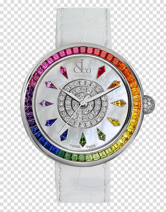 Watch strap Jacob & Co Jewellery Clock, watch transparent background PNG clipart