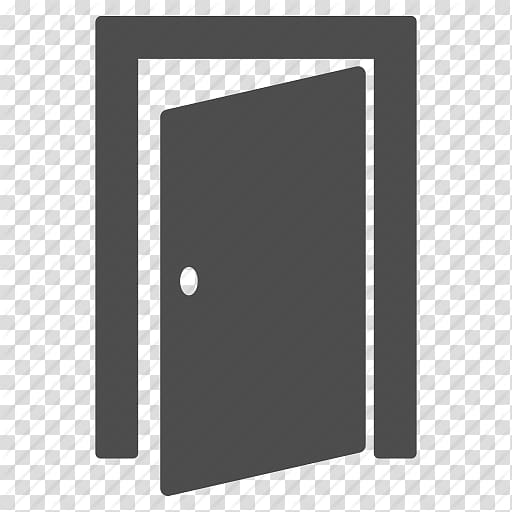 grey door illustration, Computer Icons Window Door, Door Free transparent background PNG clipart