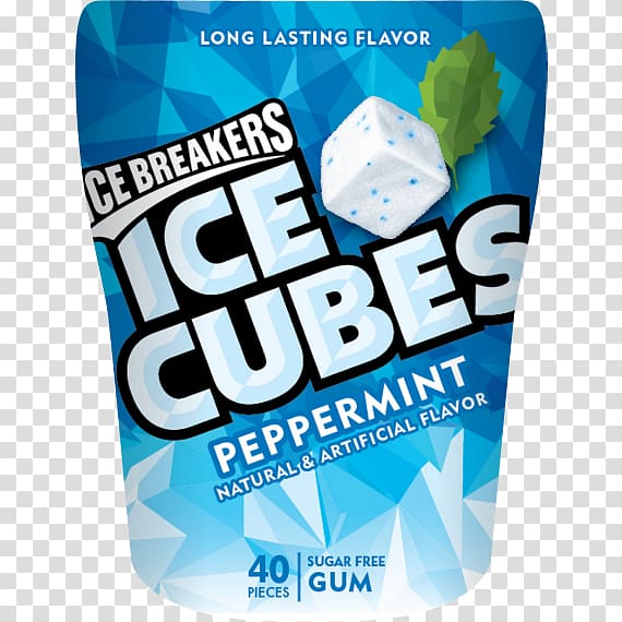 Chewing gum Ice Breakers Ice cube Mint Flavor, Gum And Mint transparent background PNG clipart