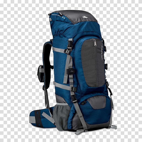 Blue And Grey Hiking Backpack Sleeping Bag Backpacking Hiking