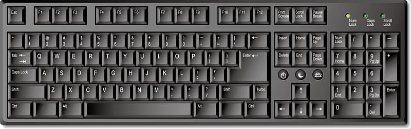 black computer keyboard, Computer keyboard Laptop Cdr, Keyboard transparent background PNG clipart