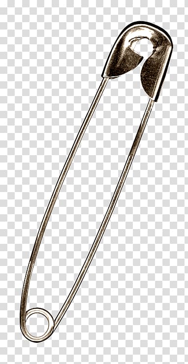 Safety pin Sewing needle, pin transparent background PNG clipart