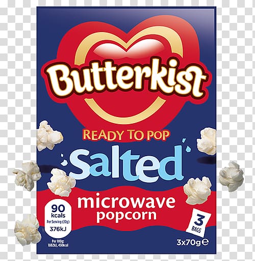 Microwave popcorn Butterkist Salt Microwave Ovens, popcorn transparent background PNG clipart