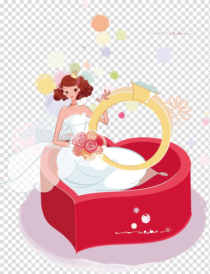 Bride Significant other, Bride Music Box transparent background PNG clipart