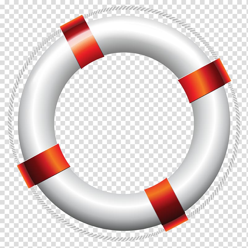 gray and red inflatable floater , ICO Icon, Life Belt transparent background PNG clipart