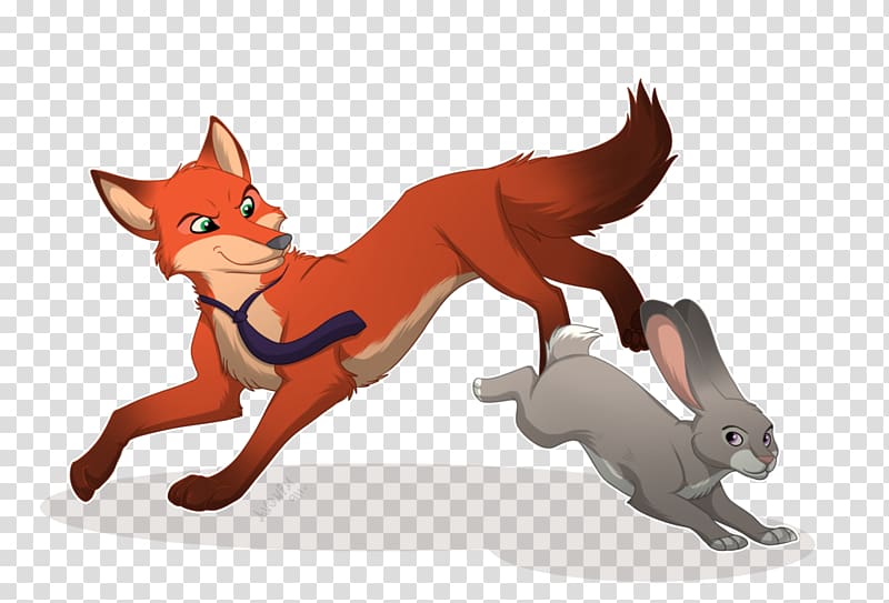 Lt. Judy Hopps Nick Wilde Feral animal , realism of transparent background PNG clipart