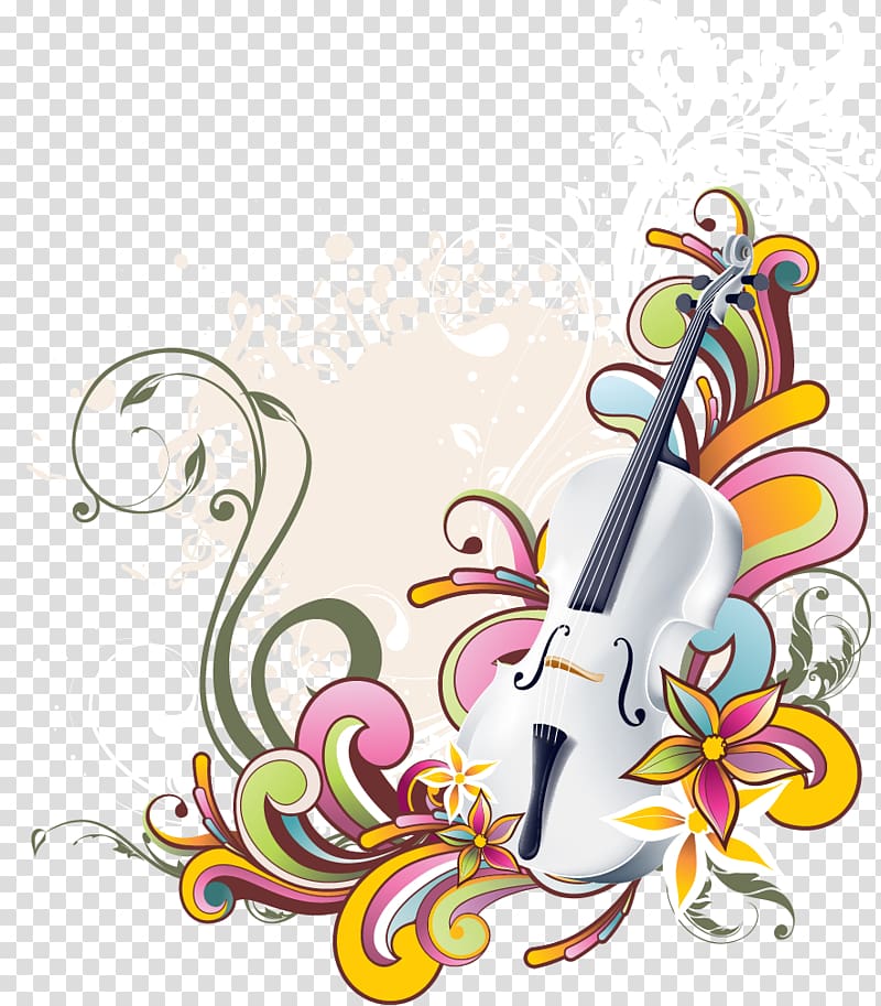 iPhone 6S iPhone 5s Sticker Mobile phone accessories, Violin and patterns transparent background PNG clipart