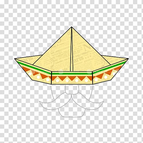 Mexican Hat Clothing Origami , Hat transparent background PNG clipart