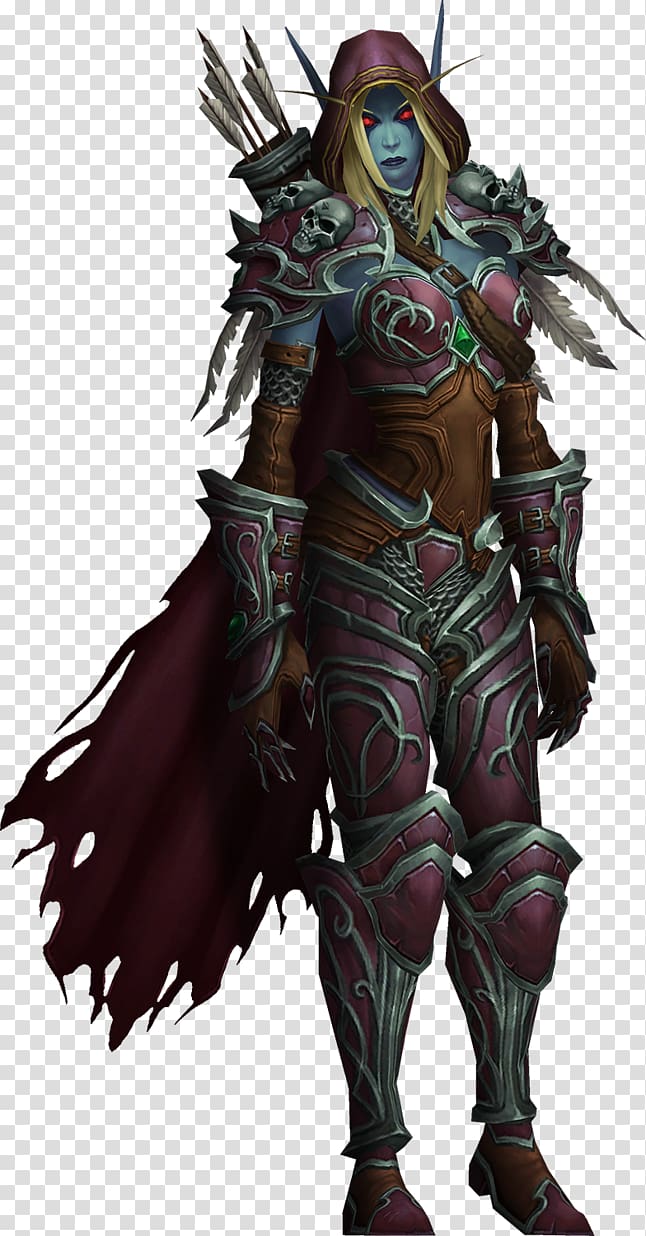 World of Warcraft Sylvanas Windrunner Art Drawing Video game, undead transparent background PNG clipart