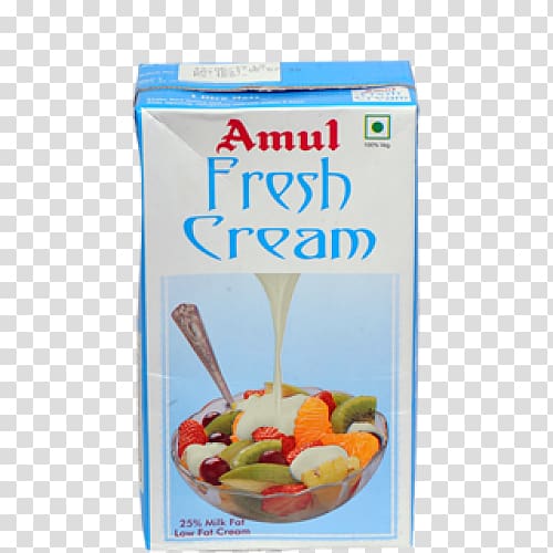 Fresh Cream Milk Amul Iced coffee, milk transparent background PNG clipart