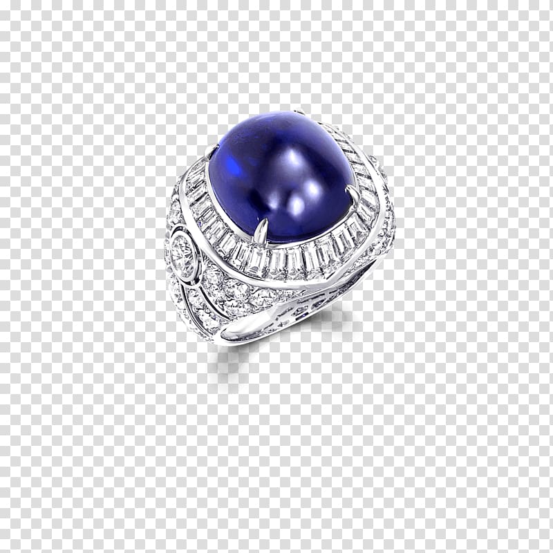 Jewellery Sapphire Ring Gemstone Diamond, cobochon jewelry transparent background PNG clipart