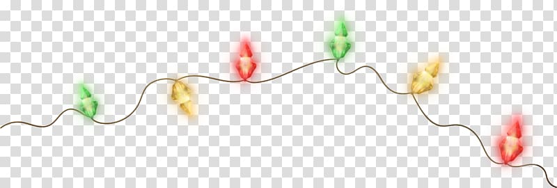 Garland Yellow Christmas lights , garland transparent background PNG clipart