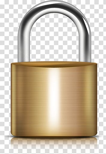 Padlock transparent background PNG clipart