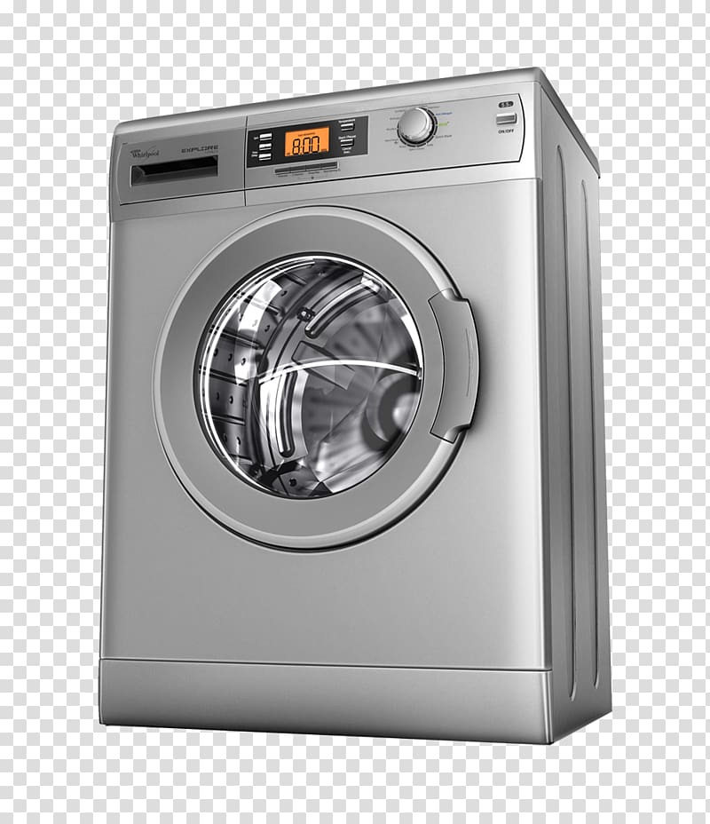 Washing Machines Home appliance Laundry Clothes dryer, drum washing machine transparent background PNG clipart